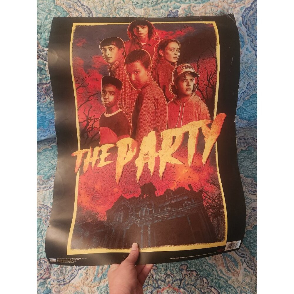 Stranger Things Season 4 The Party Wall Poster